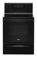 Whirlpool Heritage Black 29-7/8 in. Electric 5-Burner Smoothtop Freestanding Range 