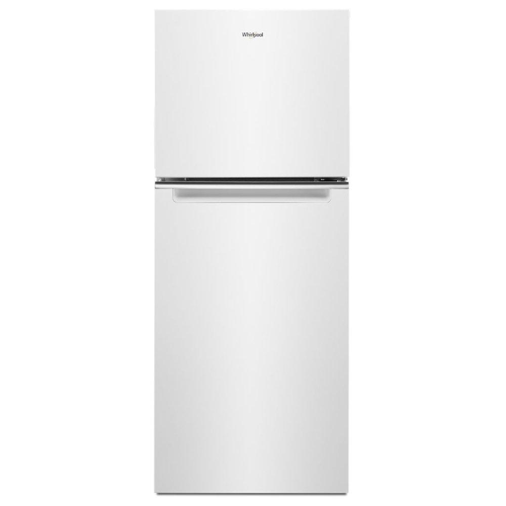 Whirlpool White 24 in. 11.6 cu. ft. Counter Depth Top Mount Freezer Full Refrigerator 