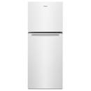 24 in. 11.6 cu. ft. Counter Depth Top Mount Freezer Full Refrigerator in White