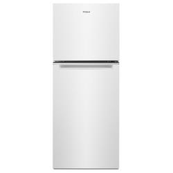 24 in. 11.6 cu. ft. Counter Depth Top Mount Freezer Full Refrigerator in White