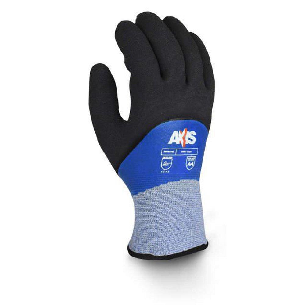 Radians Black Acrylic and Plastic Automotive and Cold Weather Gloves in Black, Blue and Grey 
