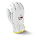 Radians White Cut Level A5 Goatskin Leather Gloves in White 