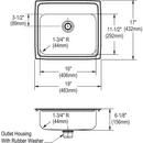 Elkay Brushed Satin Lavatory BOWL 