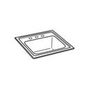Elkay Lustrous Satin 15 x 15 in. Drop-in Stainless Steel Bar Sink 