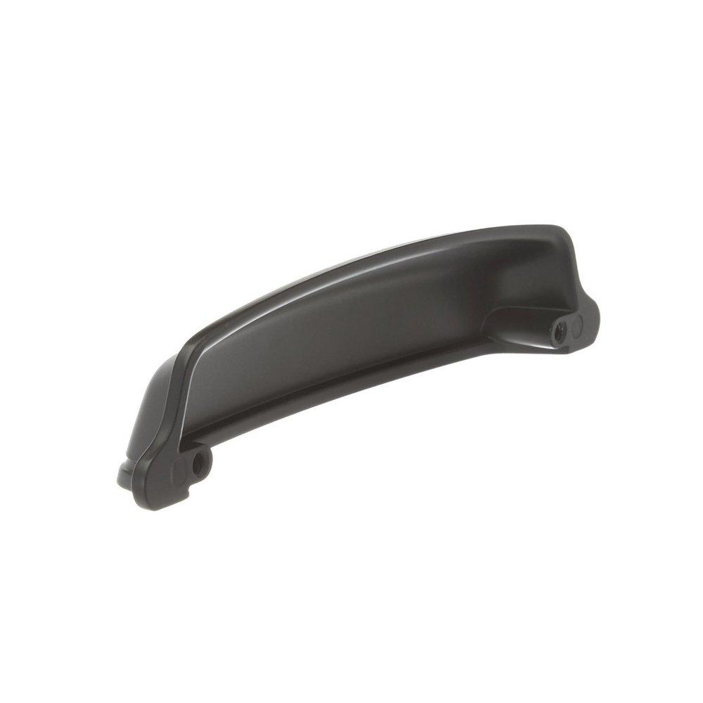 Allison Value Hardware 5-1/16 in (128 mm) Center-to-Center Matte Black Cabinet Cup Pull 