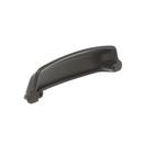 Allison Value Hardware 5-1/16 in (128 mm) Center-to-Center Matte Black Cabinet Cup Pull 