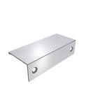 Edge Pull 3 in (76 mm) Center-to-Center Polished Chrome Cabinet Pull 