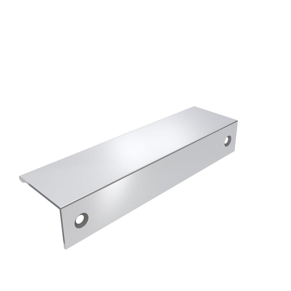 Edge Pull 5-1/16 in (128 mm) Center-to-Center Polished Chrome Cabinet Pull 