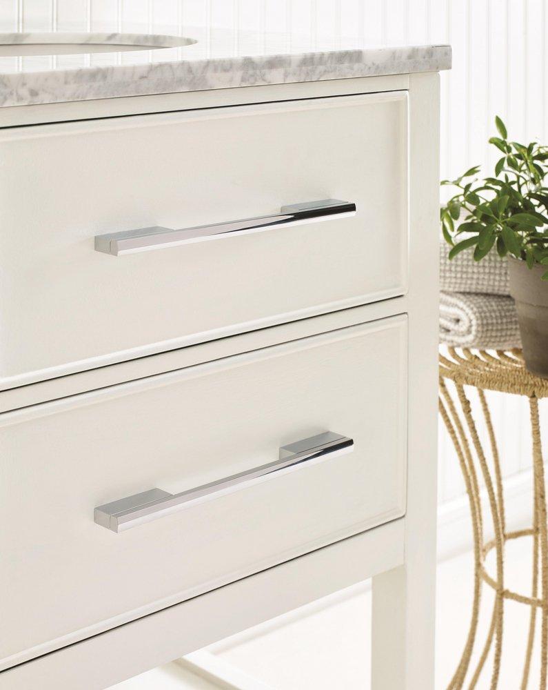 Separa 8 in (203 mm) Center-to-Center Polished Chrome Cabinet Pull 