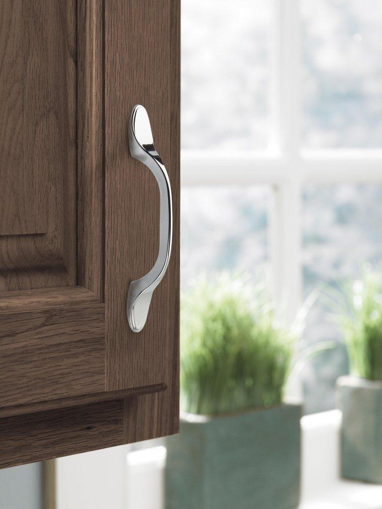 Amerock Polished Chrome 3 in. Center-to-Center Drawer Pull 