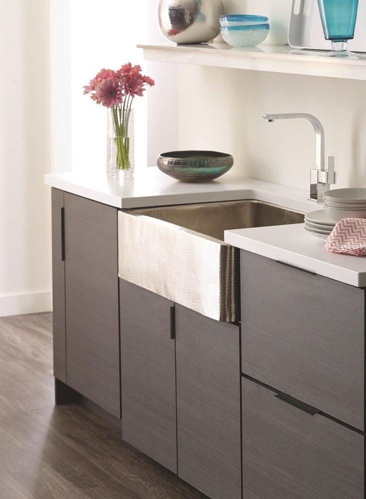 Edge Pull 3 in (76 mm) Center-to-Center Flat Black Cabinet Pull 