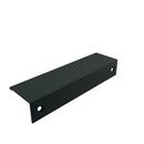 Edge Pull 5-1/16 in (128 mm) Center-to-Center Flat Black Cabinet Pull 