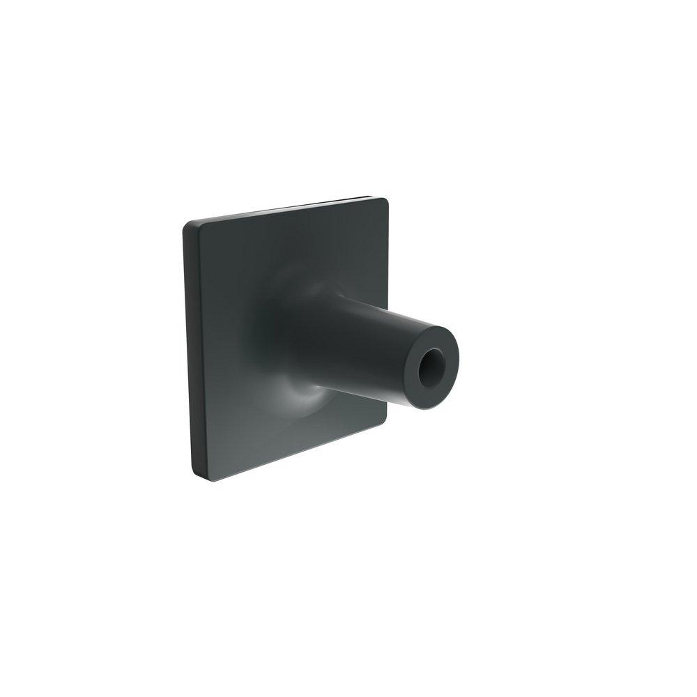 Extensity 1-1/8 in (29 mm) Length Matte Black Cabinet Knob 