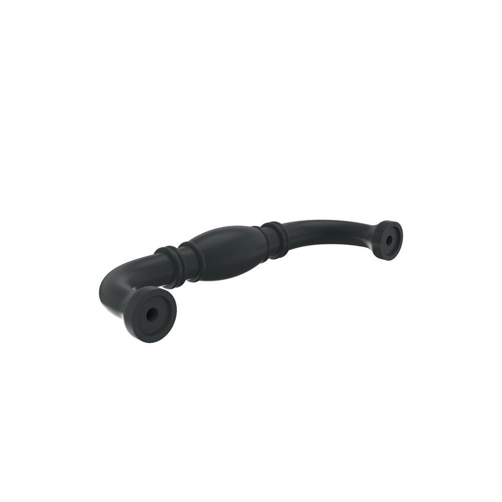 Granby 3-3/4 in (96 mm) Center-to-Center Matte Black Cabinet Pull 