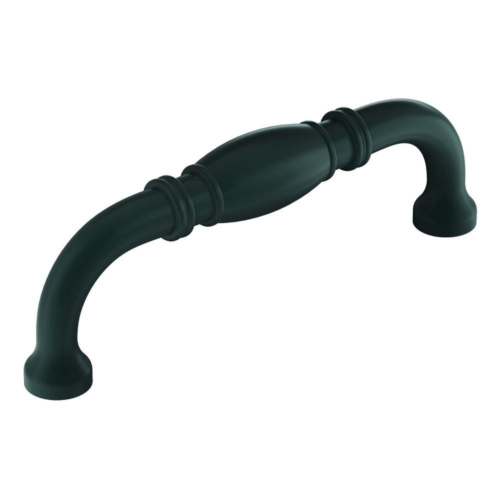 Granby 3-3/4 in (96 mm) Center-to-Center Matte Black Cabinet Pull 