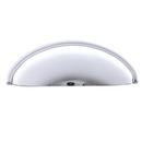 Cup Pulls 3 in (76 mm) Center-to-Center Polished Chrome Cabinet Cup Pull 