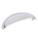 3 in. Center-to-Center Polished Chrome Cabinet Cup Pull