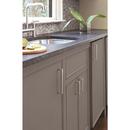 Amerock Polished Chrome Monument 6-5/16 in (160 mm) Center-to-Center Satin Nickel Cabinet Pull 
