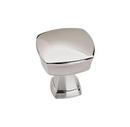 1-1/4 in. Square Cabinet Knob in Polished Chrome