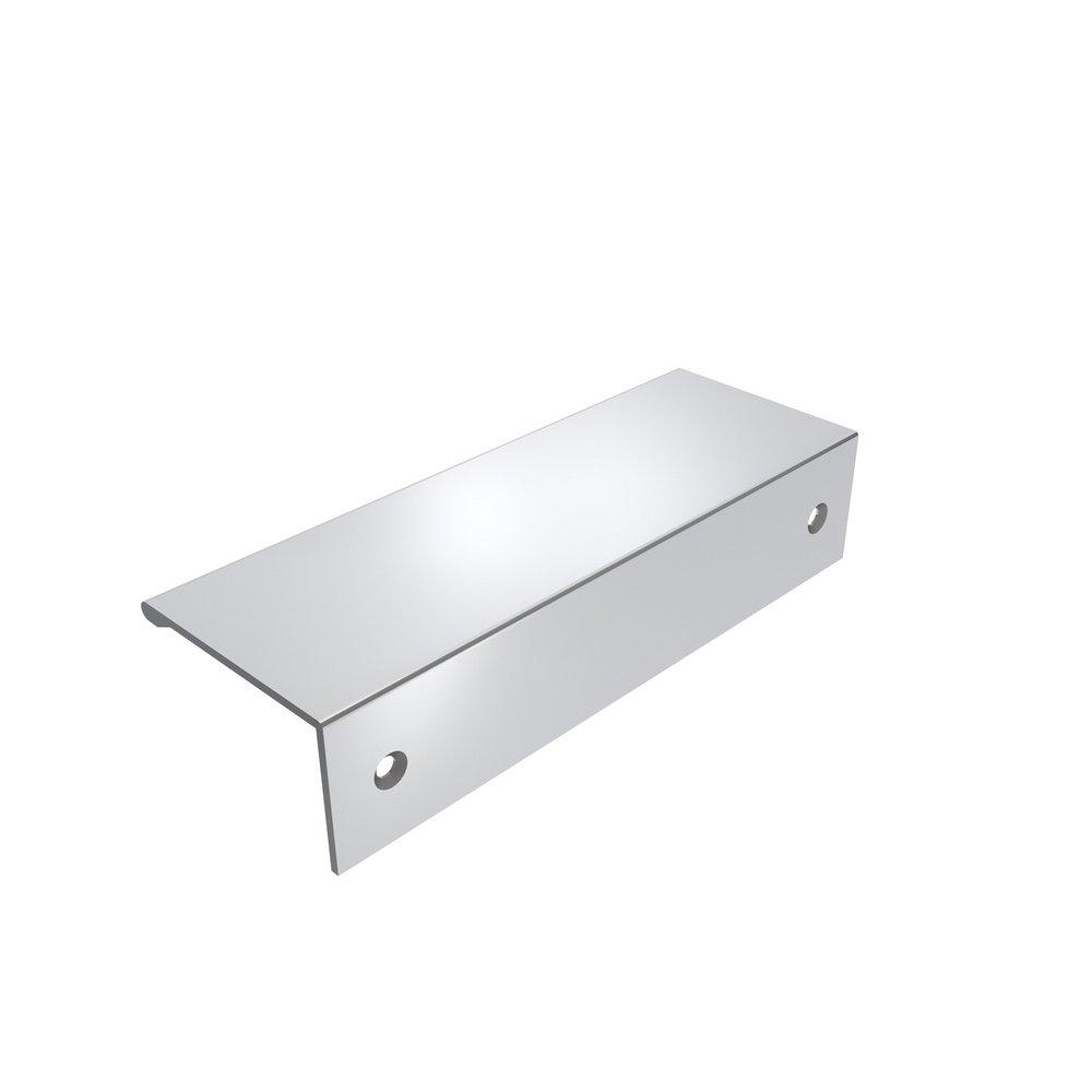 Edge Pull 3-3/4 in (96 mm) Center-to-Center Polished Chrome Cabinet Pull 