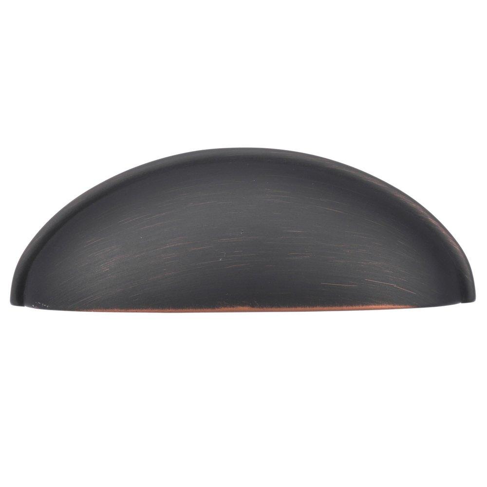 Cup Pulls 3 in (76 mm) Center-to-Center Oil Rubbed Bronze Cabinet Cup Pull 