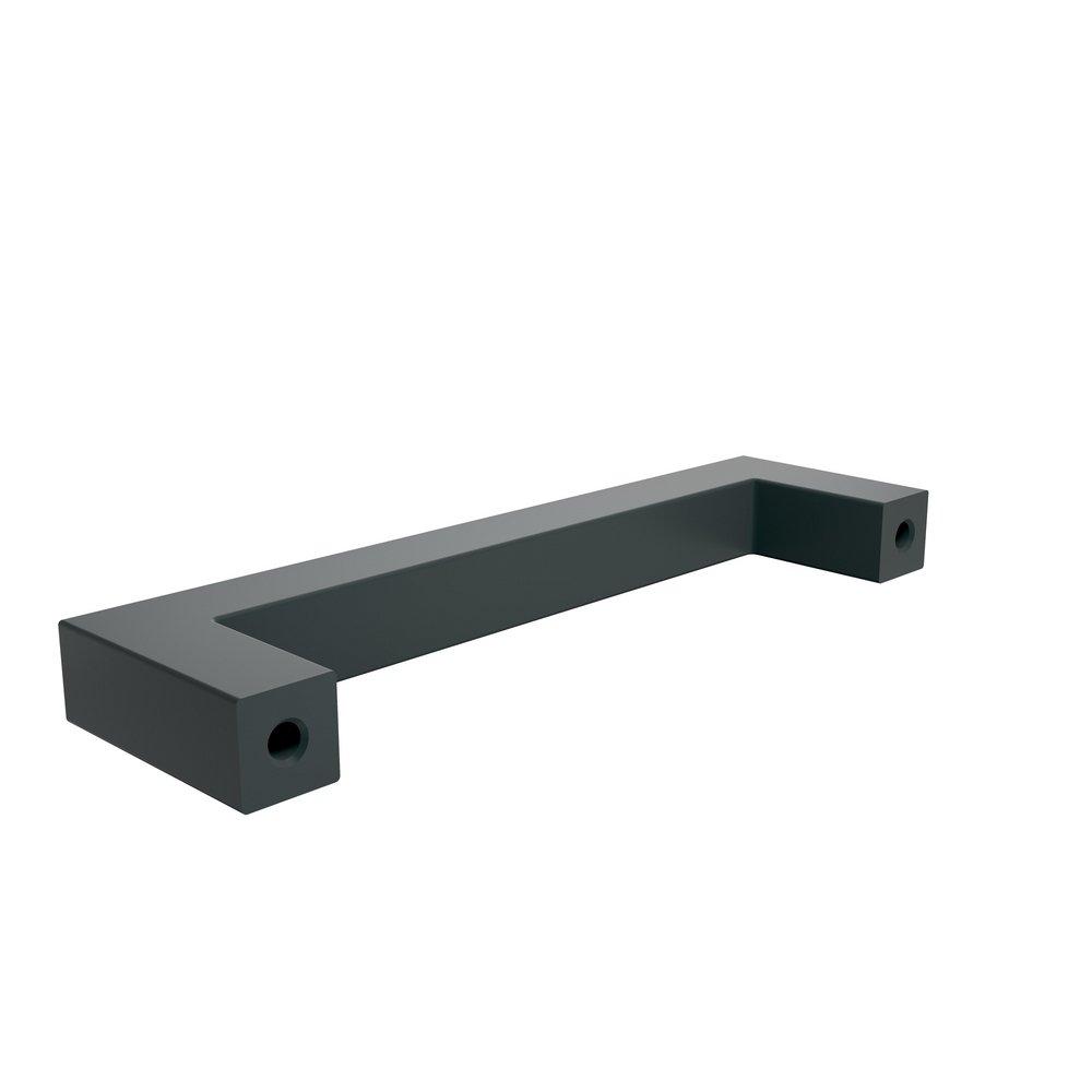 Monument 3-3/4 in (96 mm) Center-to-Center Matte Black Cabinet Pull 