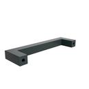 Monument 3-3/4 in (96 mm) Center-to-Center Matte Black Cabinet Pull 