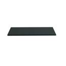 Edge Pull 3-3/4 in (96 mm) Center-to-Center Flat Black Cabinet Pull 