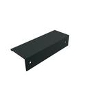 Edge Pull 3-3/4 in (96 mm) Center-to-Center Flat Black Cabinet Pull 