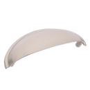 3 in. Center-to-Center Cup Pull in Satin Nickel