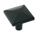 1-1/2 in. Cabinet Knob in Matte Black