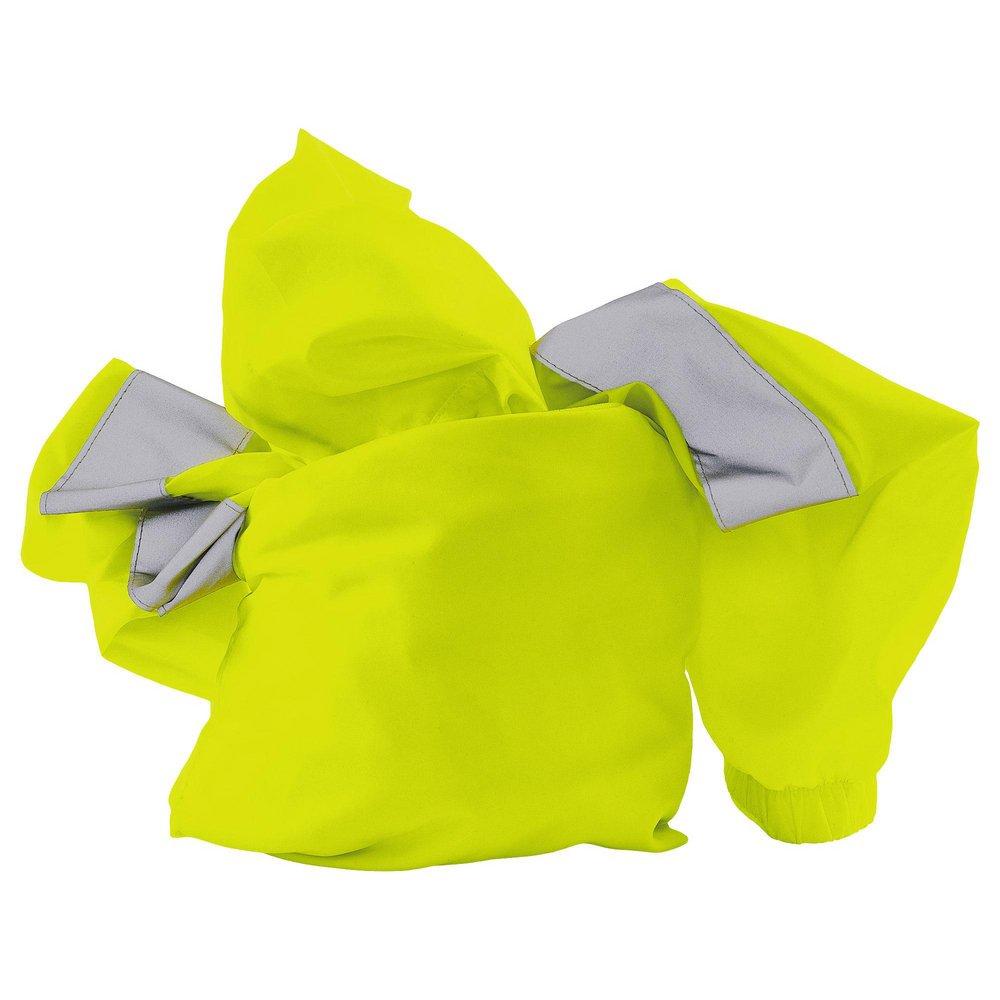 ERB Safety Hi-Viz Lime Polyester Pongee Windbreaker with Hood in Hi-Viz Lime 