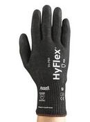 Polyurethane Coated Fiberglass, Plastic and Spandex Reusable Safety Size XL Gloves in Black (Pack of 12)