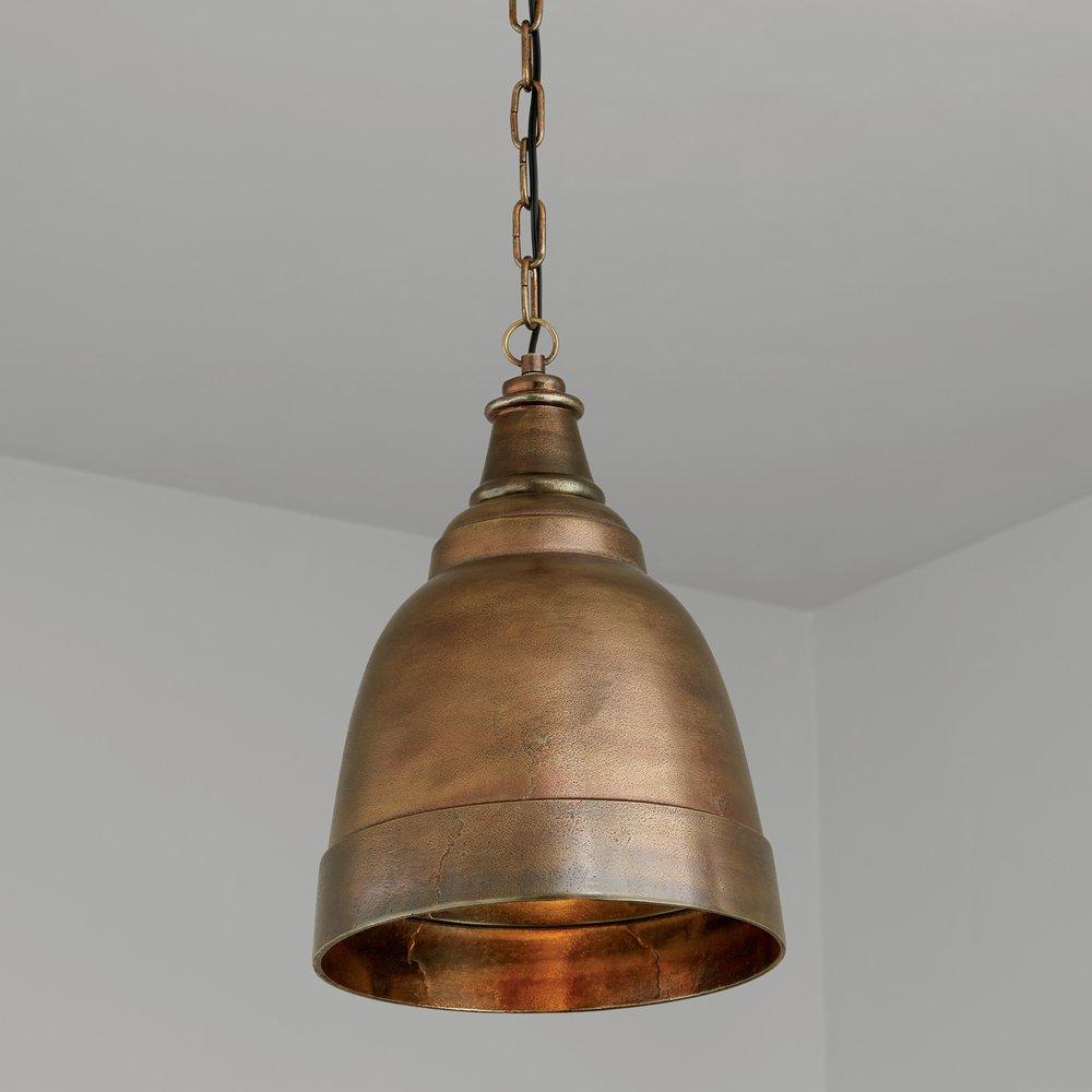 Capital Lighting Oxidized Brass 100W 1-Light Medium E-26 Incandescent Pendant 
