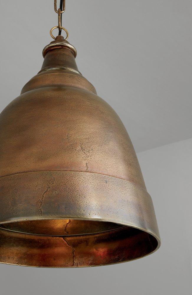 Capital Lighting Oxidized Brass 100W 1-Light Medium E-26 Incandescent Pendant 