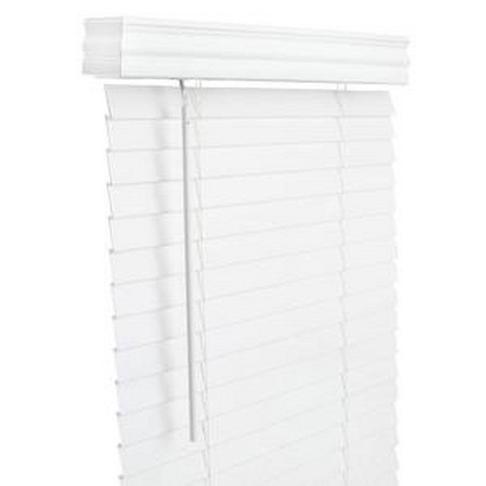 Lotus & Windoware, Inc. Off White 46 x 72 in. Corded Faux Wood 