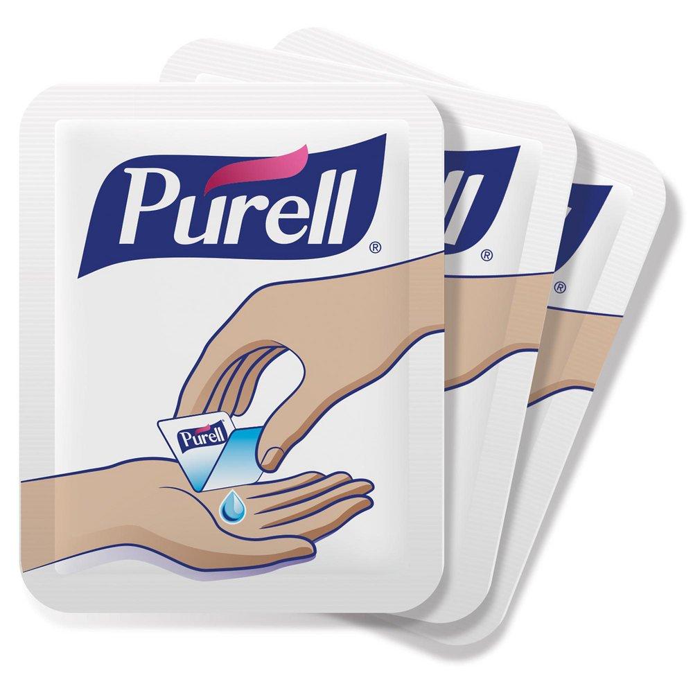 PURELL&reg; White Advanced Hand Sanitizer Single Use Package (Case of 2000) 