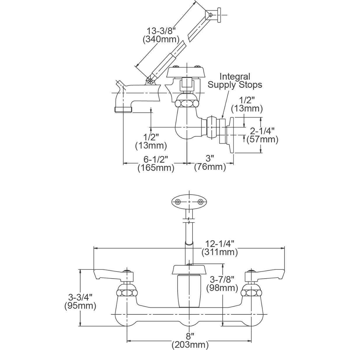 Elkay Lustrous Highlighted Satin 1-Bowl Topmount Classroom Sink 