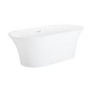 Signature Hardware White 67 x 31 in. Freestanding Bathtub 