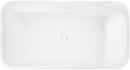PROFLO® White 59 x 33 in. Freestanding Bathtub with Center Drain 