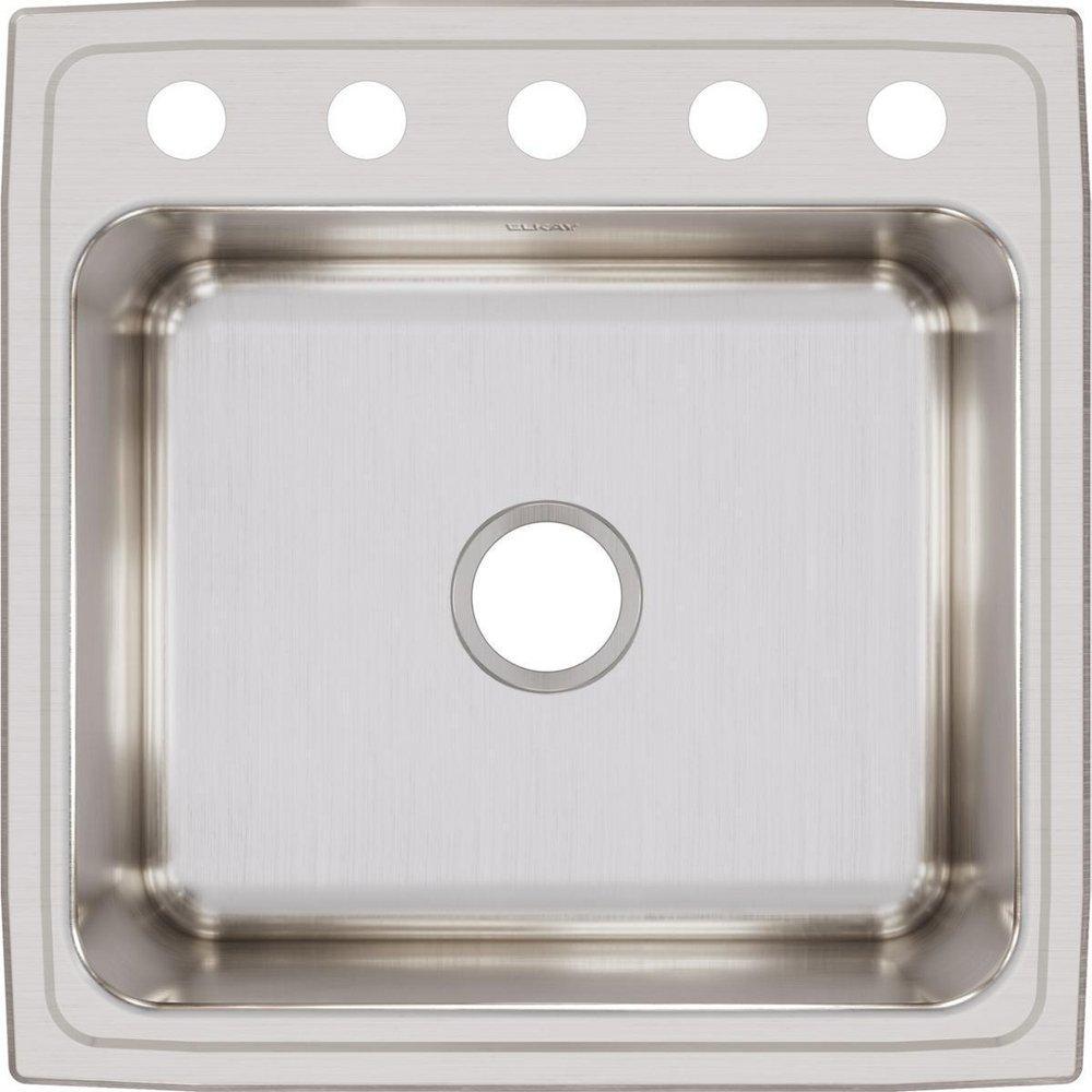 Elkay Lustrous Satin 22 x 19-1/2 x 5-1/2 in. Drop-in Classroom Sink 
