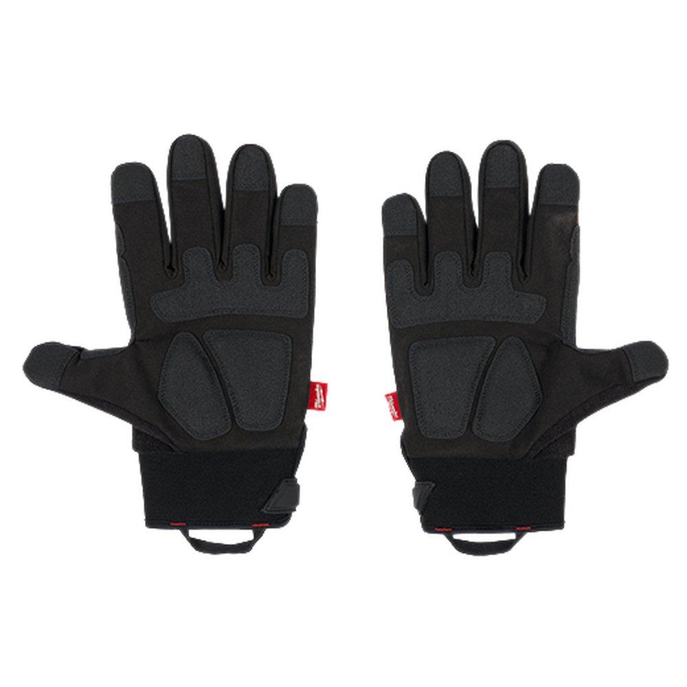 Milwaukee&reg; Black Polyester Winter Demolition Gloves in Black and Red 