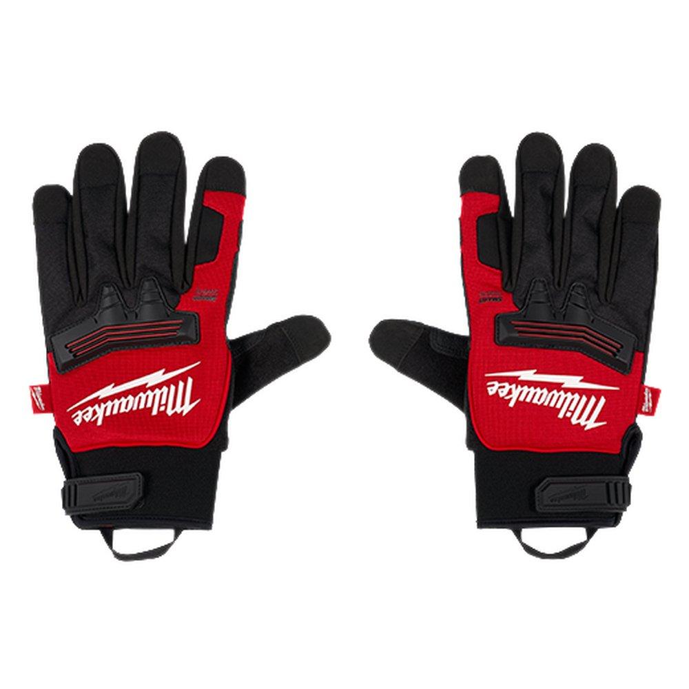 Milwaukee&reg; Black Polyester Winter Demolition Gloves in Black and Red 
