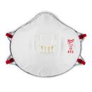 Milwaukee&reg; White NIOSH 42 CFR 84 Valved Respirator in White 