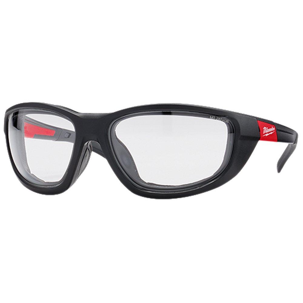 Milwaukee&reg; Silver Black Plastic Safety Glasses 