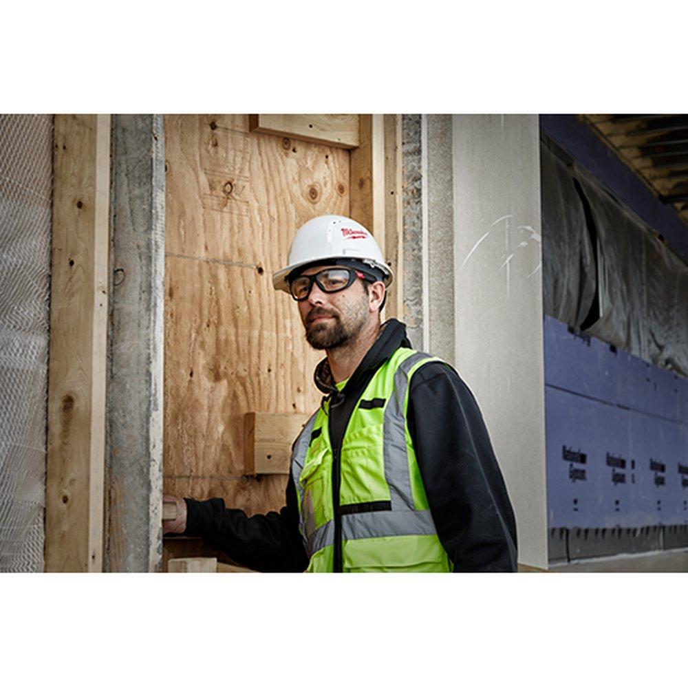 Milwaukee&reg; Silver Black Plastic Safety Glasses 