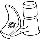 Elkay Polished Chrome Push Button Handle Bubbler 