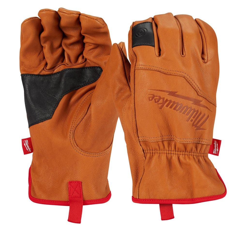 Milwaukee&reg; Silver Leather Gloves 