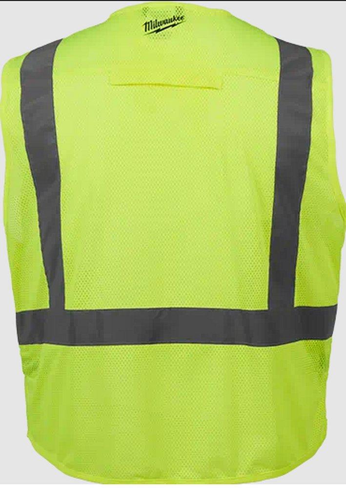 Milwaukee&reg; Yellow Safety Vest in Yellow 