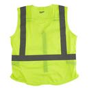 Milwaukee&reg; Yellow Polyester High Visibility Safety Vest in Hi-Viz Yellow 